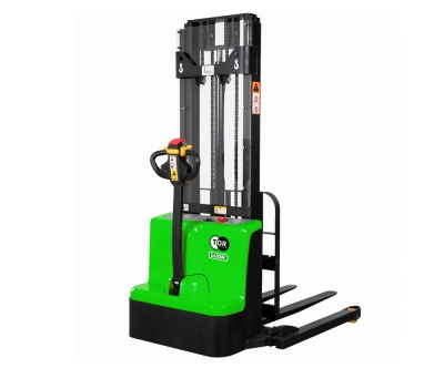 Штабелер самоходный 1,5 т 2,5 м TOR WSS15H-2500SC PRO Li-ion 24/60 В/Ач раздвижные вилы, опоры