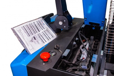 Штабелер самоходный 2,0 т 6,2 м TOR ES20T4 24/210 В/Ач ЭУР, Curtis, H-мачта (с платформой)
