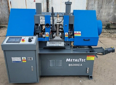 MetalTec BS 300 ZA автоматический колонный ленточнопильный станок