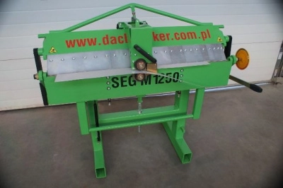 Сегментный усиленный листогиб Decker SM-1250 с одной сегментной балкой