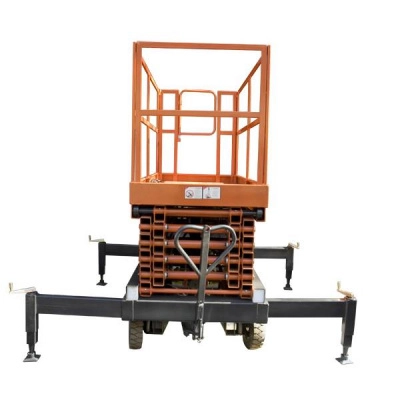 Ножничный подъемник с электрическим подъемом GROST PX 05-7500(DС)