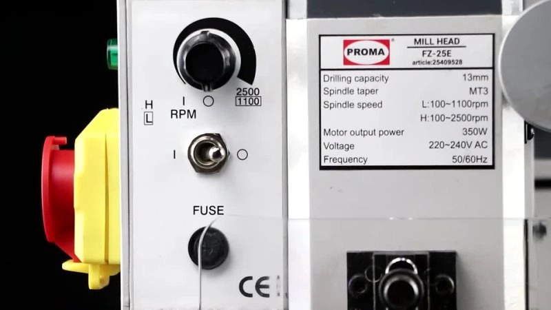 Фрезерное устройство для токарных станков Proma FZ-25E - изображение