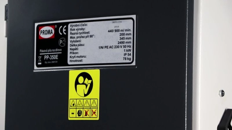 Ленточнопильный станок по дереву Proma PP-350 E - изображение