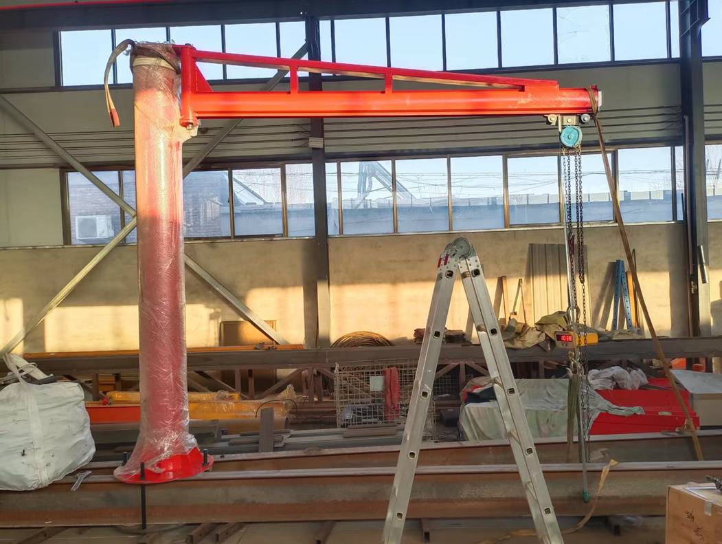 Кран консольный поворотный ручной TOR PSJ43050 500 кг, высота 4 м, стрела 3 м