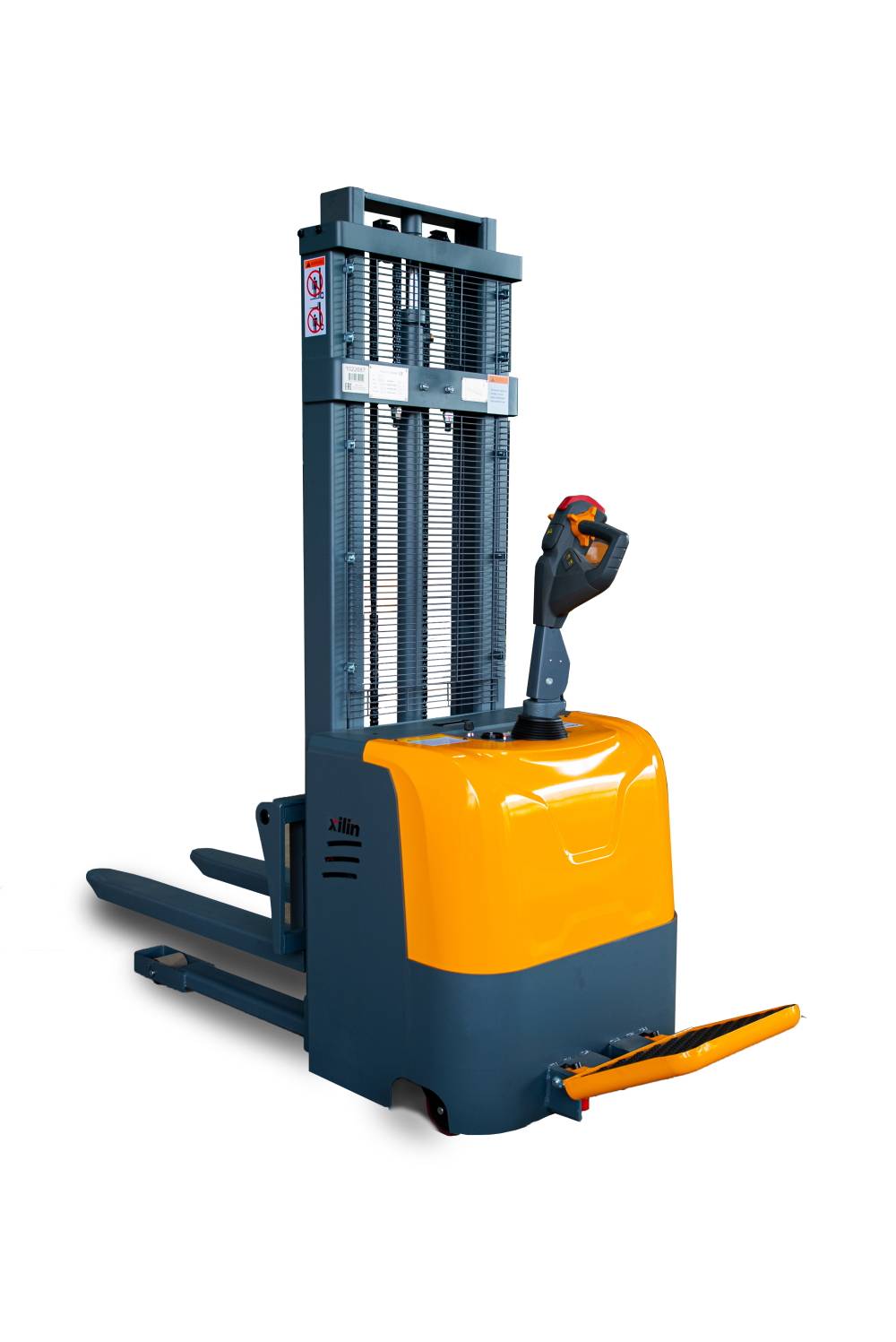 Штабелер самоходный 1,5 т 1,6 м XILIN CDD15K-EN 24/105 В/Ач с раздвижными вилами (с платформой)