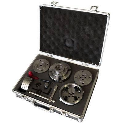 4-х кулачковый токарный патрон по дереву в наборе CK-3.75Z/S1 95мм