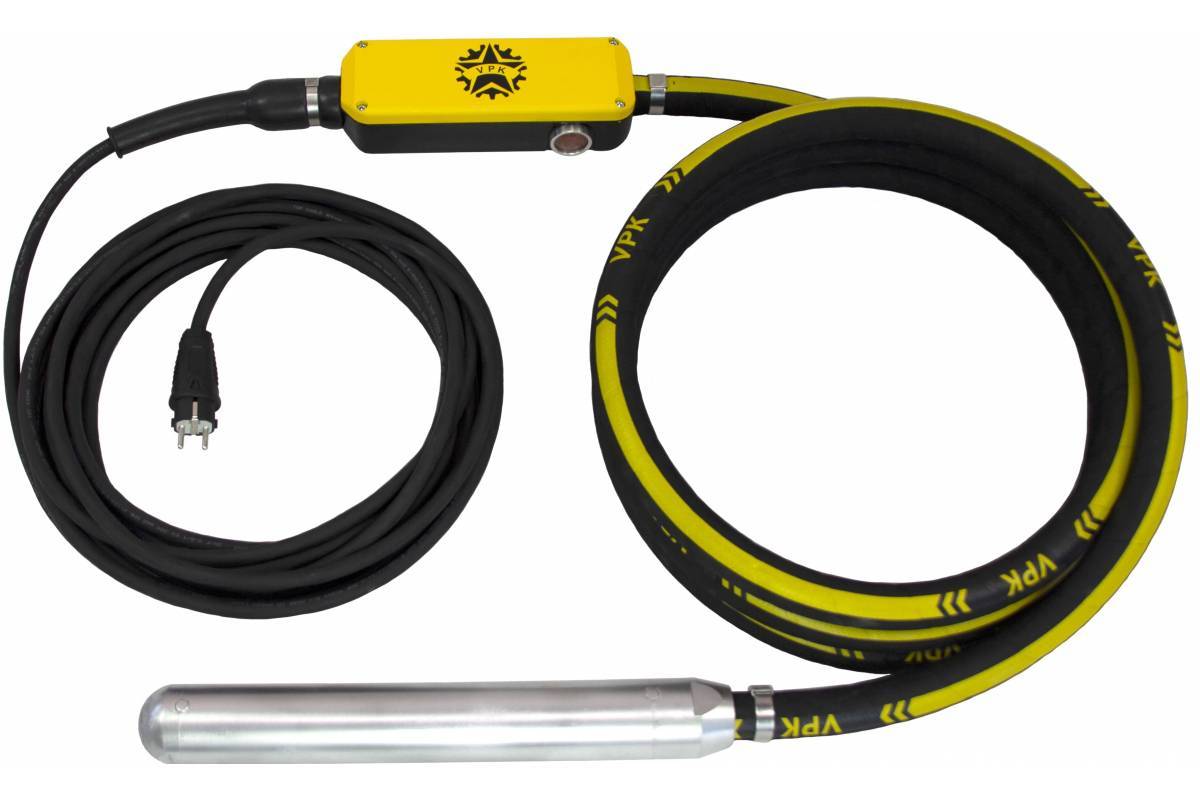 Глубинный вибратор с преобразователем VPK Electron light 36