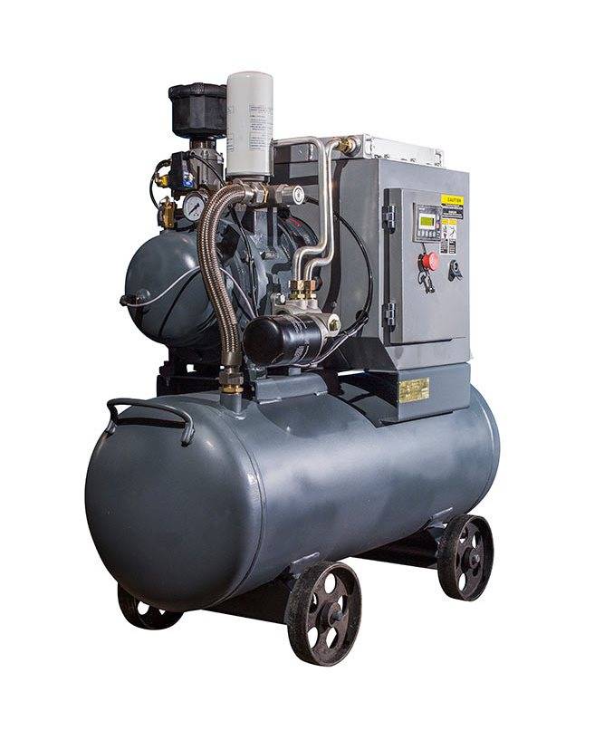Винтовой электрический компрессор на ресивере Dali DN-4/8