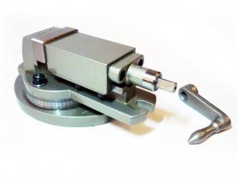 Тиски станочные фрезерные поворотные, 50мм