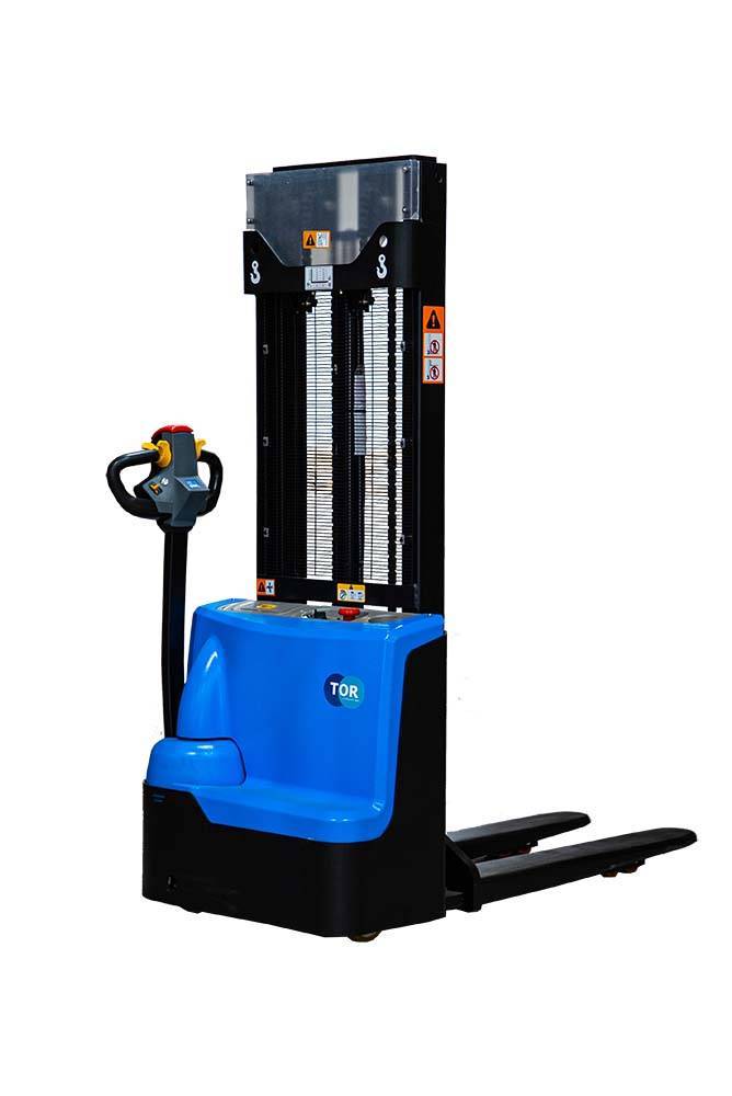 Штабелер самоходный 1,5 т 3,5 м TOR WS15H-3500SC PRO 24/105 В/Ач контр. скорости подъема - изображение