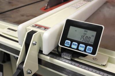 Цифровая индикация ширины распила для направляющих длиной 1320 мм