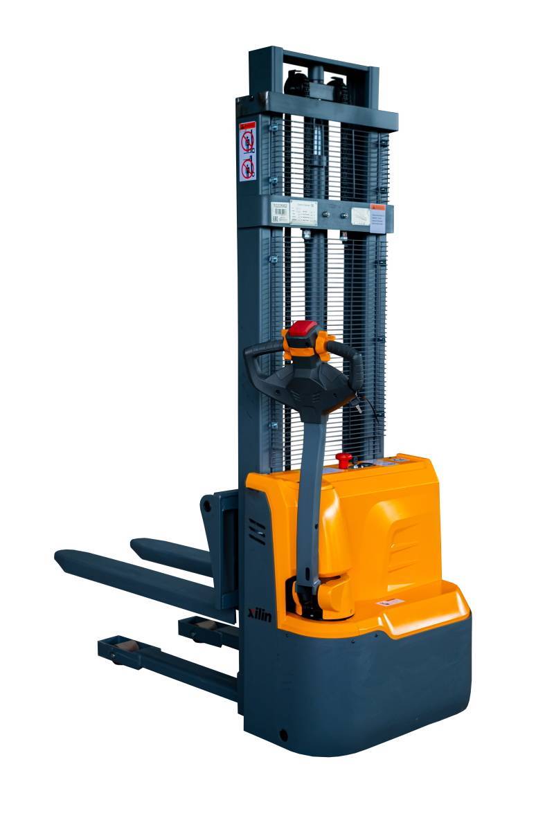 Штабелер самоходный 1,5 т 2,5 м XILIN CDD15R-EN 24/105 В/Ач с раздвижными вилами - изображение