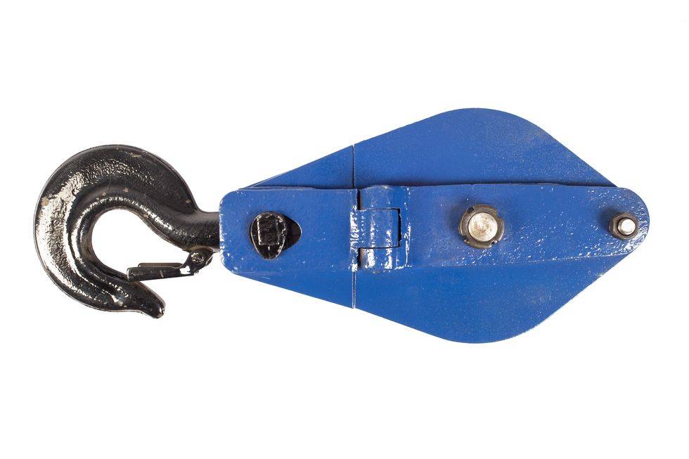 Блок монтажный однорольный с  крюком TOR HQG(L) K1-3,2 т с откидной щекой