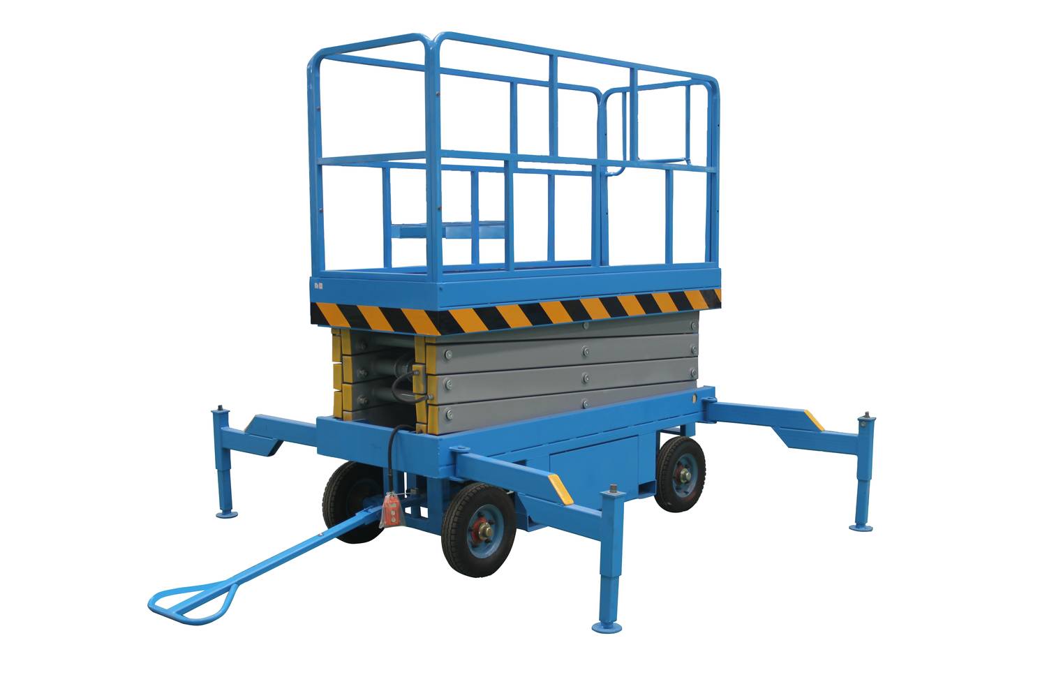 Подъемник ножничный передвижной 500 кг 6/8 м TOR SJY-0,5-6 DC аккумуляторный (Y)