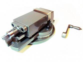 Тиски станочные фрезерные поворотные, 75мм