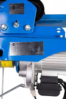 Таль электрическая TOR PA 600/1200 кг 20/10 м (серия Z)