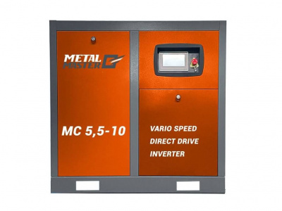 Винтовой компрессор с прямым приводом Metal Master MC 5,5-10 INVERTER