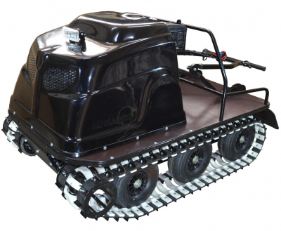 Всесезонный мотобуксировщик вездеход KOiRA T 15. ДВС 15 л/с с ручным стартером.