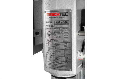 KST-340 Сверлильно-резьбонарезной станок MASCHTEC