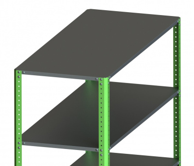 Стеллаж Metalex AIR 2000х1600х600 (5 полок) серый