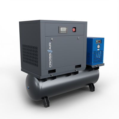 Винтовой компрессор с осушителем CrossAir CA5.5-8RA-500DRY (IP54)