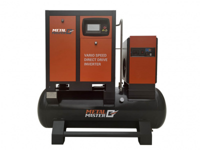 Компрессорная станция 3 в 1 с прямым приводом Metal Master MCDR 22-16-500 INVERTER