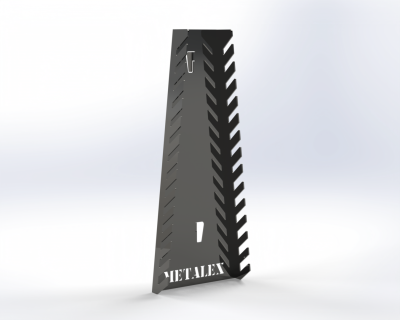 Держатель ключей Metalex расширенный чёрный
