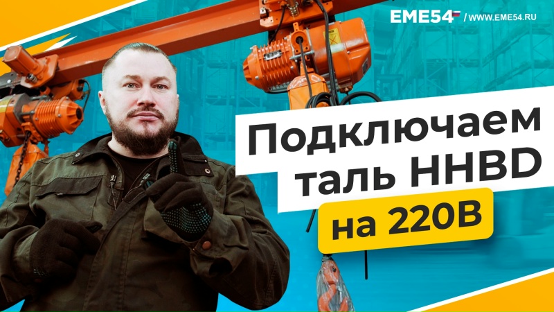 Таль электрическая цепная TOR ТЭЦП (HHBD01-01T) 1,0 т 6 м 220В - изображение